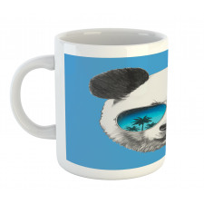 Single Cool Panda Face Mug