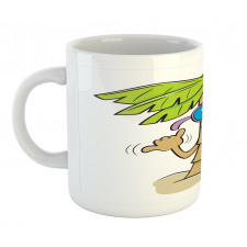 Fun Palm Tree Character Mug