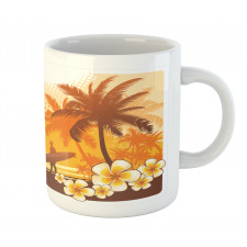 Surfer Tropical Landscape Mug