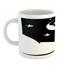 Boy Looking Up Stars Earth Mug