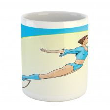 Woman Performing Trapeze Mug