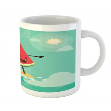 Watermelon on the Waves Mug