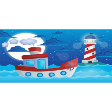 Nursery Ship Lighthouse Mug