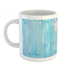 Beach Theme Elements Photo Mug