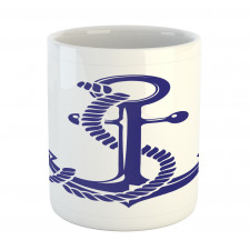 Nautical Rope and Anchor Mug