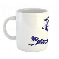 Nautical Rope and Anchor Mug