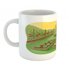 Garden of Fruits Vegetables Mug