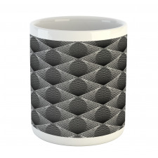 Rhombus Grid Like Streaks Mug