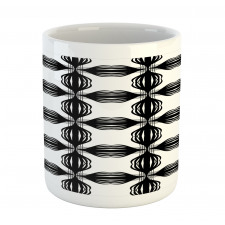 Monochrome Abstract Items Mug