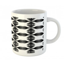 Monochrome Abstract Items Mug