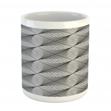 Diagonal Streaks Concept Mug