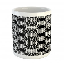 Artwork of Squares Stripes Mug