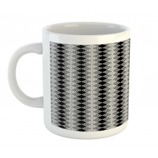 Modern Concentric Squares Mug