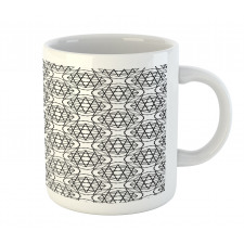 Hand Drawn Star Lattices Mug