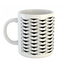 Modern Abstract Triangles Mug