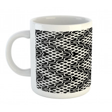 Train Rail Like Squares Mug