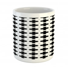 Dark Plus and White Squares Mug