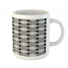 Gingham Inspired Pattern Mug