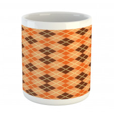 Diamond Check Argyle Mug