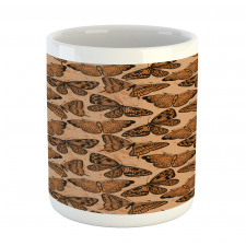 Butterflies Grunge Art Mug