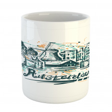 City Scenery Painting Mug