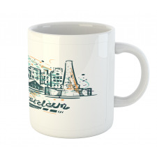 City Scenery Painting Mug