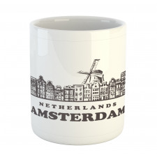 Netherlands City Skyline Mug