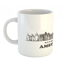 Netherlands City Skyline Mug