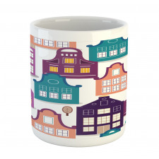 Traditional Houses Trees Mug