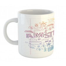 Doodle Style Elements Mug