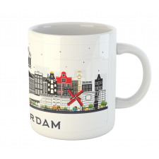 Travel Spots Holland City Mug