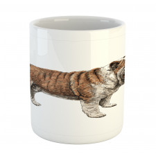 Sketchy Pet Side Profile Mug