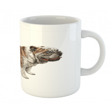 Sketchy Pet Side Profile Mug