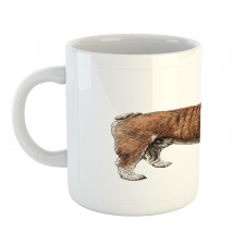 Sketchy Pet Side Profile Mug