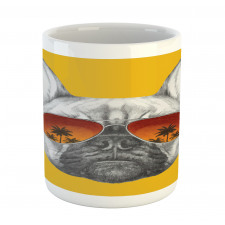 Funny Pet in Sunglasses Mug