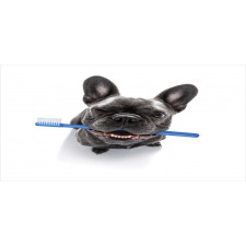 Funny Dog with Toothbrush Mug