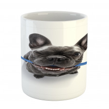 Funny Dog with Toothbrush Mug