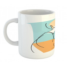 Randomly Scribbled Lady Cup Mug