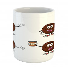 Cheerful Cartoon Characters Mug