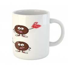 Cheerful Cartoon Characters Mug