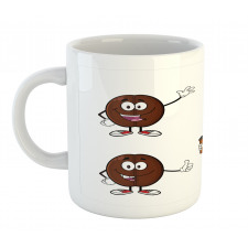 Cheerful Cartoon Characters Mug