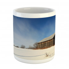 Abandoned Barn Winter Mug