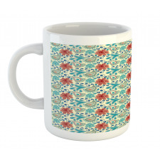 Flowers Folk Motifs Mug