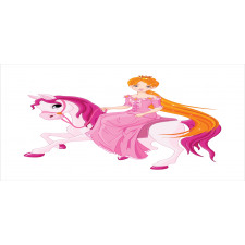 Princess on Pinkish Mane Horse Mug