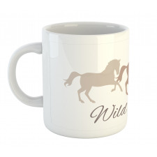 Wild and Free Animal Running Mug