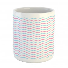 Horizontal Stripes Art Mug