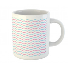 Horizontal Stripes Art Mug