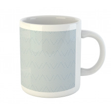 Geometric Retro Stripes Mug