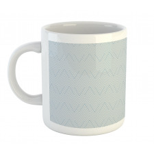 Geometric Retro Stripes Mug