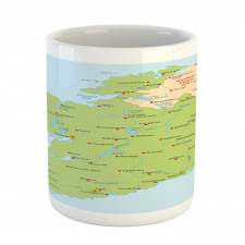 Irish Region European Mug